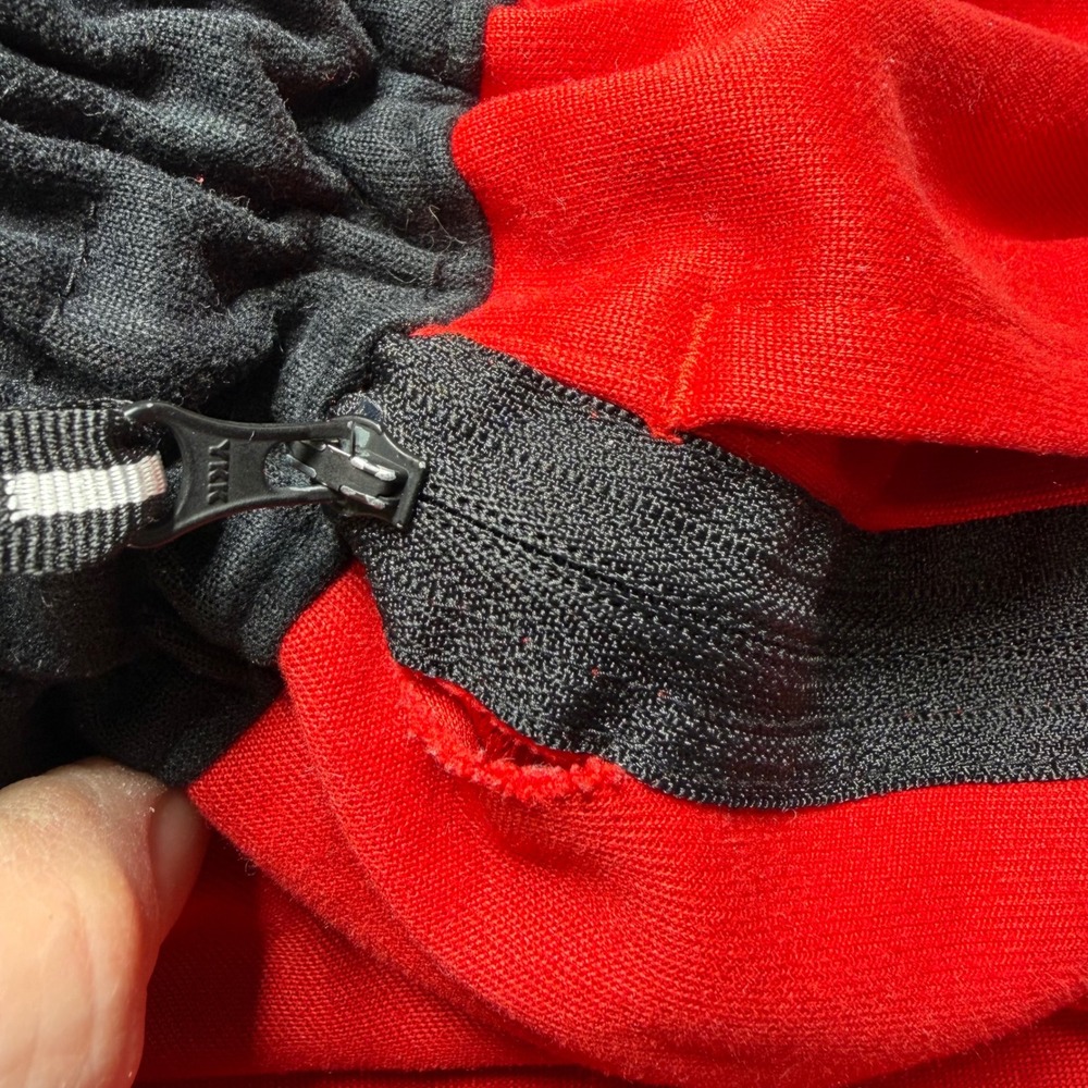 Nike Dri-FIT Basketball Shorts Mens XXL Red Black Zipper Pockets Athletic Gym - Picture 6 of 11
